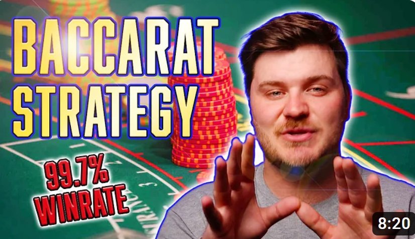 Win at Baccarat with 99.7% Winrate